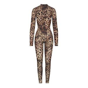 DOLCE&GABBANA X SKIMS MILKY SHEER MOCKNECK CATSUIT SZ MEDIUM NWT